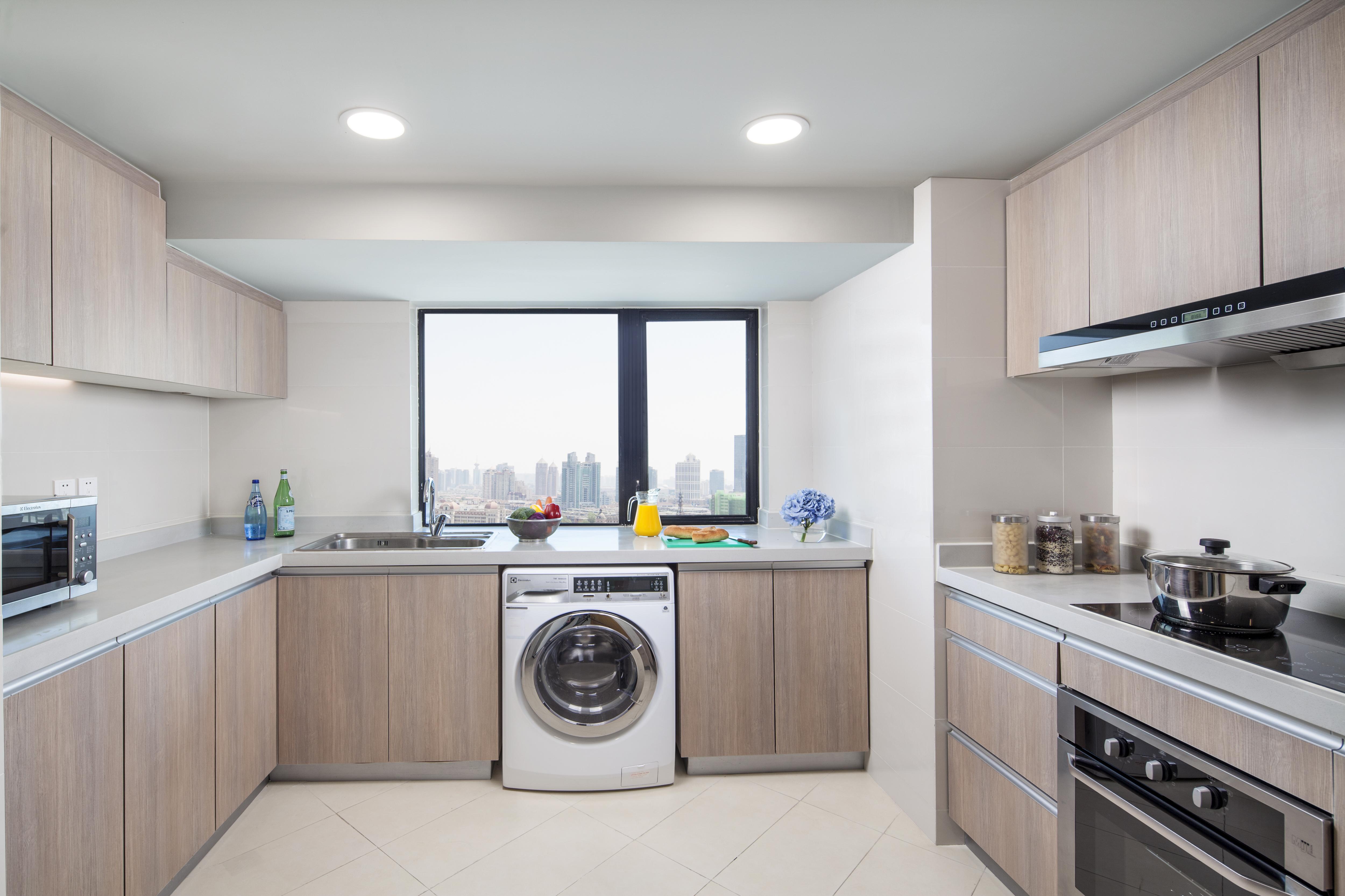 โซเมอร์เซ็ต โอลิมปิค ทาวเวอร์ เทียนจิน Apartment ภายนอก รูปภาพ